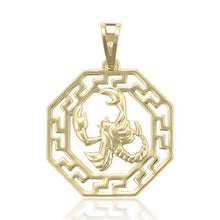 Load image into Gallery viewer, 14 K Gold Plated zodiac pendant - BIJUNET
