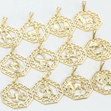 Load image into Gallery viewer, 14 K Gold Plated zodiac pendant - BIJUNET
