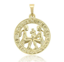 Load image into Gallery viewer, 14 K Gold Plated zodiac pendant - BIJUNET
