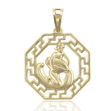 Load image into Gallery viewer, 14 K Gold Plated zodiac pendant - BIJUNET
