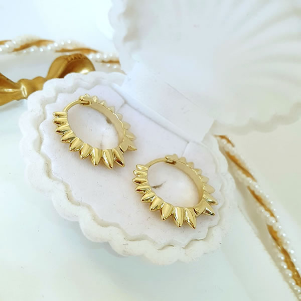 14 K Gold Plated earrings - BIJUNET