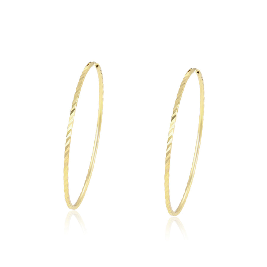 Gold-Plated-Hoops-earrings