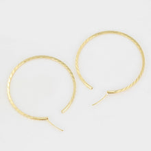 Load image into Gallery viewer, Gold-Plated-Hoops-earrings
