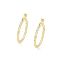 Load image into Gallery viewer, ⚡ Buy Today High Quality 14 K Gold Plated Hoops earrings. Check the reviews. ✔️Non-allergic. ✔️ Free Next day Delivery in the UK. ✔️
