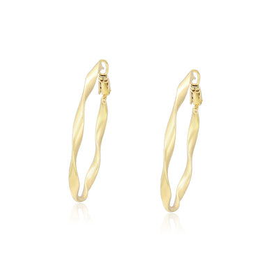 Gold-Plated-twisted-hoops-earrings