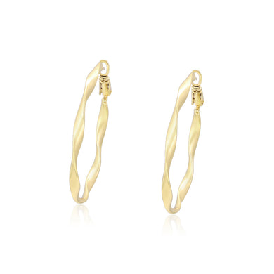 Gold-Plated-twisted-hoops-earrings