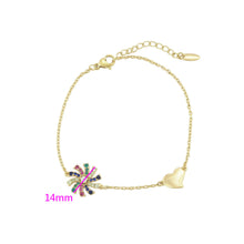 Load image into Gallery viewer, gold_plated_bracelet_coloured_zirconia
