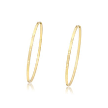 Charger l&#39;image dans la galerie, 14 K Gold Plated Hoops earrings
