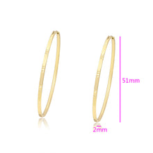 Charger l&#39;image dans la galerie, 14 K Gold Plated Hoops earrings
