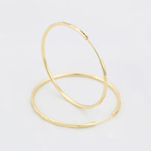 Charger l&#39;image dans la galerie, 14 K Gold Plated Hoops earrings
