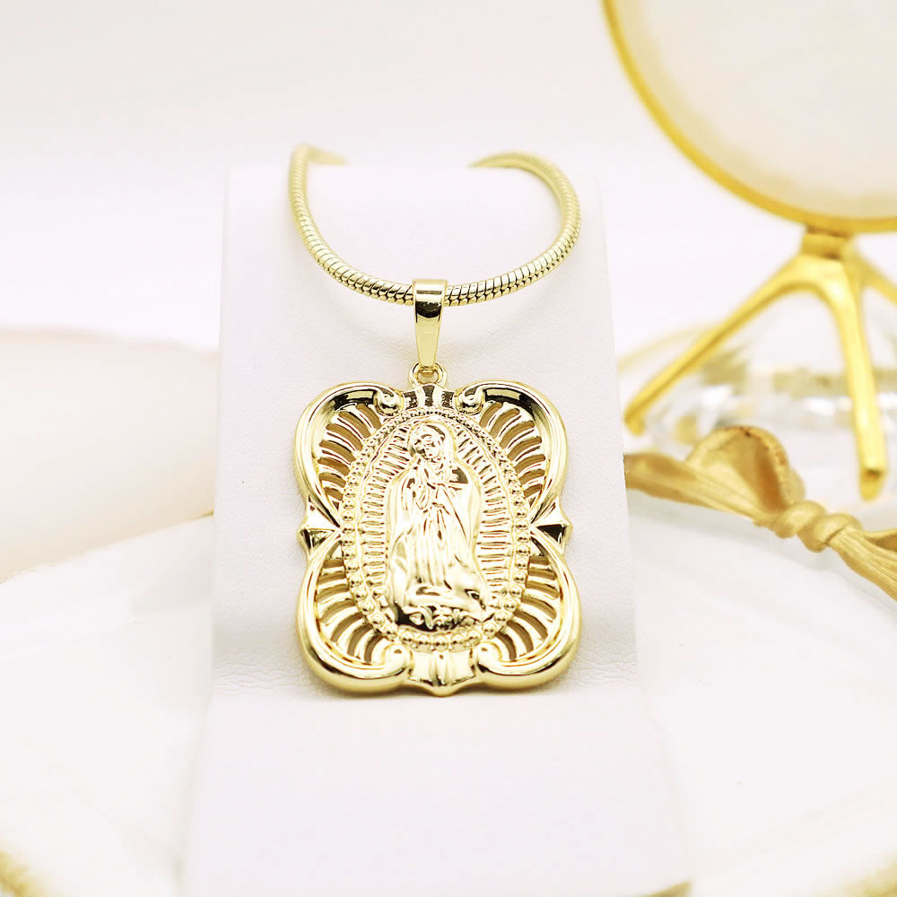 Guadalupe pendant gold online