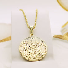 Load image into Gallery viewer, 14 K Gold Plated pendant Holy Trinity
